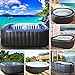 BRAST Whirlpool aufblasbar MSpa | 2-8 Personen | viele Modelle rund und eckig | Ø 125-224cm | In- Outdoor Pool | TÜV | bis zu 144 Massagedüsen | inkl. Aufblasfunktion Abdeckung Timer Heizung | Tekapo6